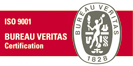 Sello de calidad ISO-9001 'Bureau Veritas 1828'
